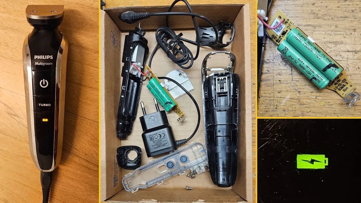 FlickWerk Bern – Philips-Trimmer: neuer Akku, neues Leben
