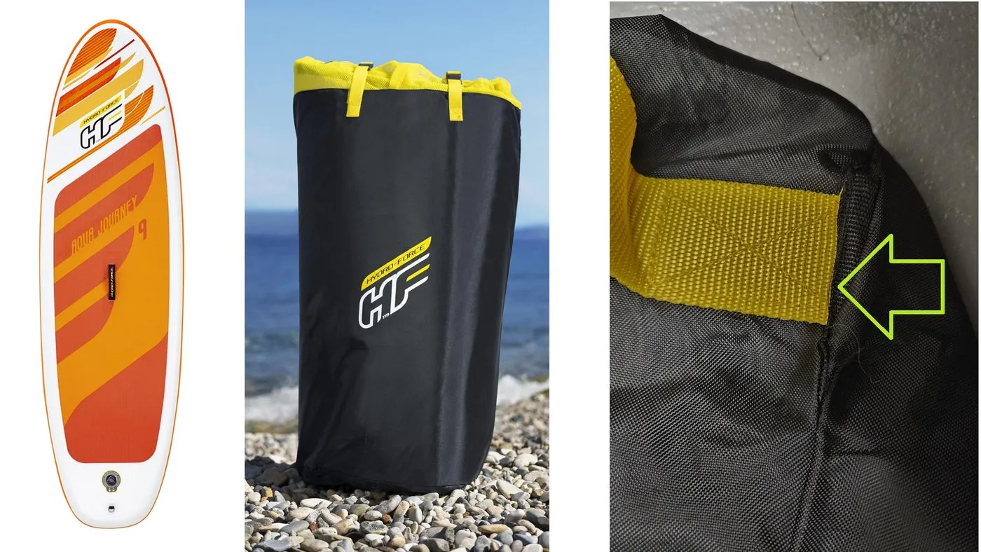 FlickWerk Bern – SUP-Rucksack: Naht repariert. Danke Kathrin!